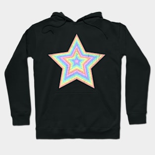 Rainbow star Hoodie